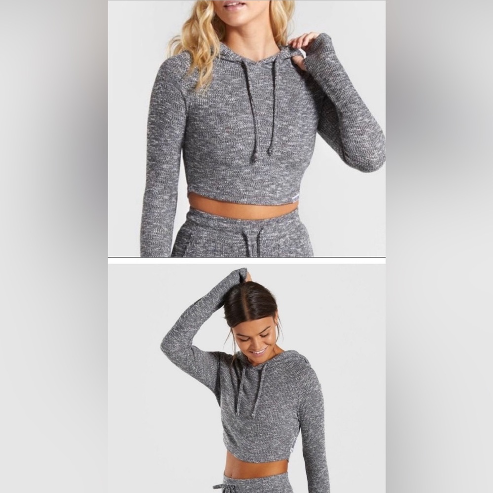 Gymshark long sleeve lounge crop